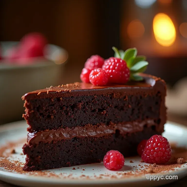 The Midnight Velvet Flourless Chocolate Torte Decadently Rich Simply Magnificent presentation