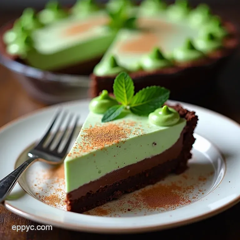 Mint Chocolate Dream Grasshopper Pie