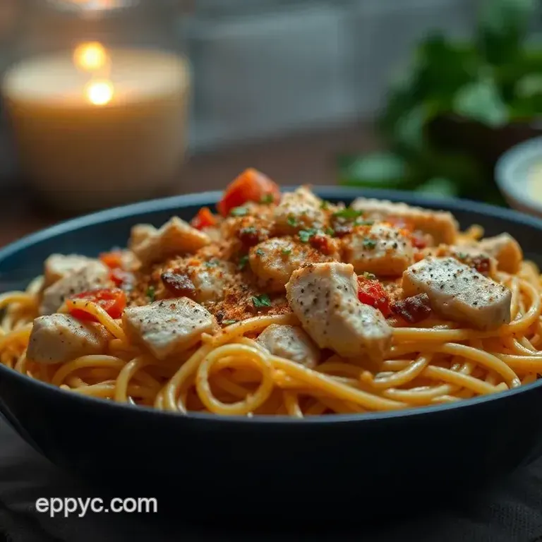 Monterey Chicken Spaghetti Delight