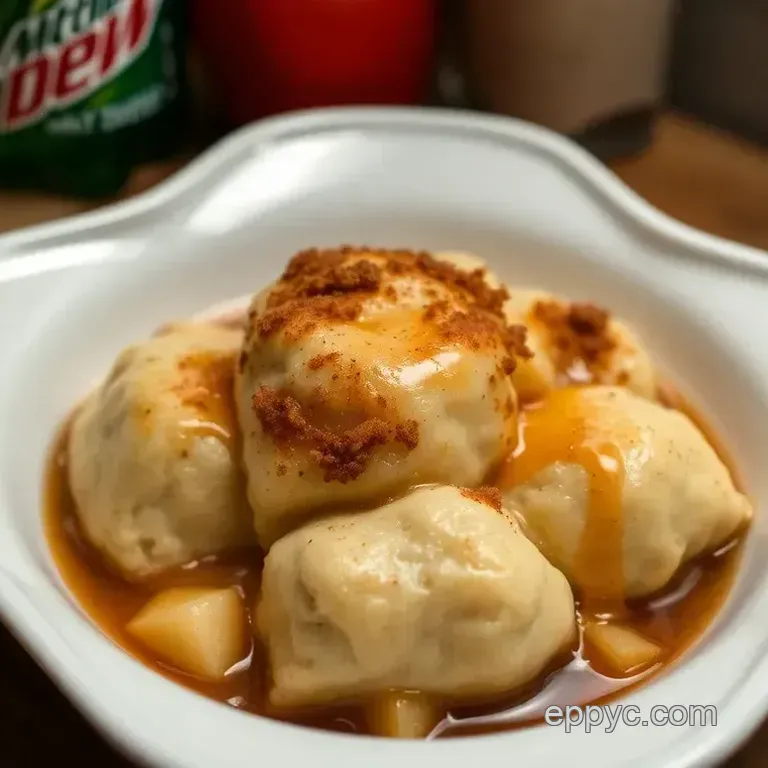 Mountain Dew Infused Apple Dumplings: A Sweet Twist on a Classic Delight!