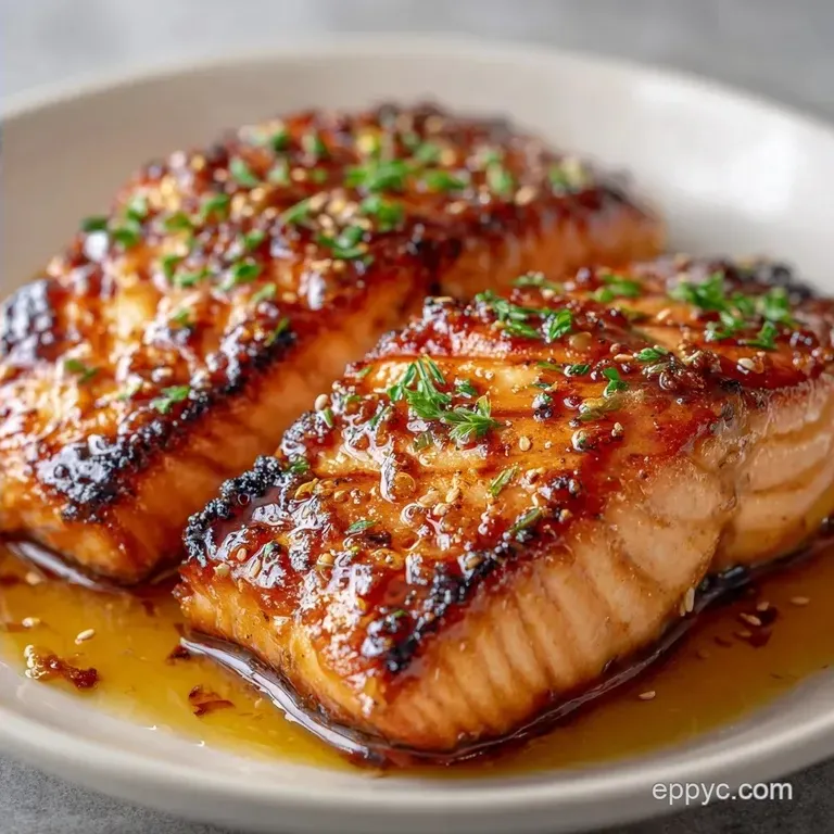 Oven Honey Glazed Salmon: Sticky and Juicy