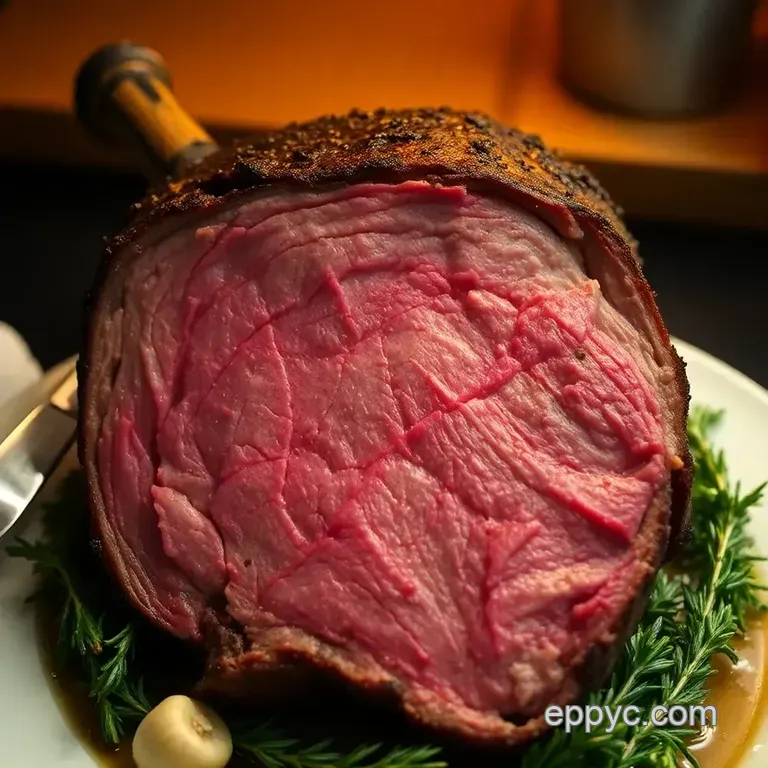 Oven-Roasted Prime Rib: A Classic Showstopper for Any Occasion presentation