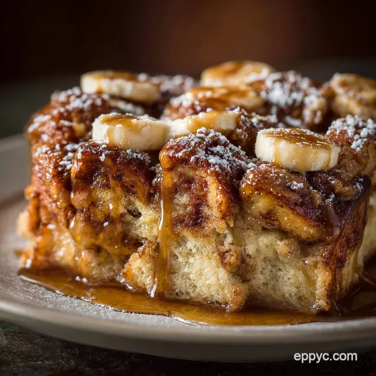 French Toast Casserole the Ultimate Overnight Brioche Brunch Hero presentation