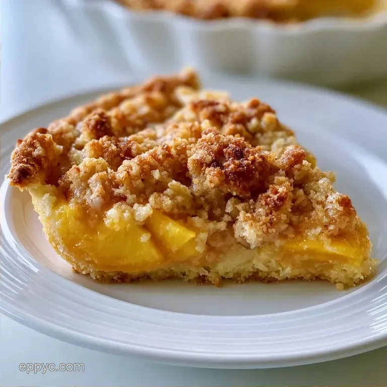 Failure-Proof Peach Crumb Pie