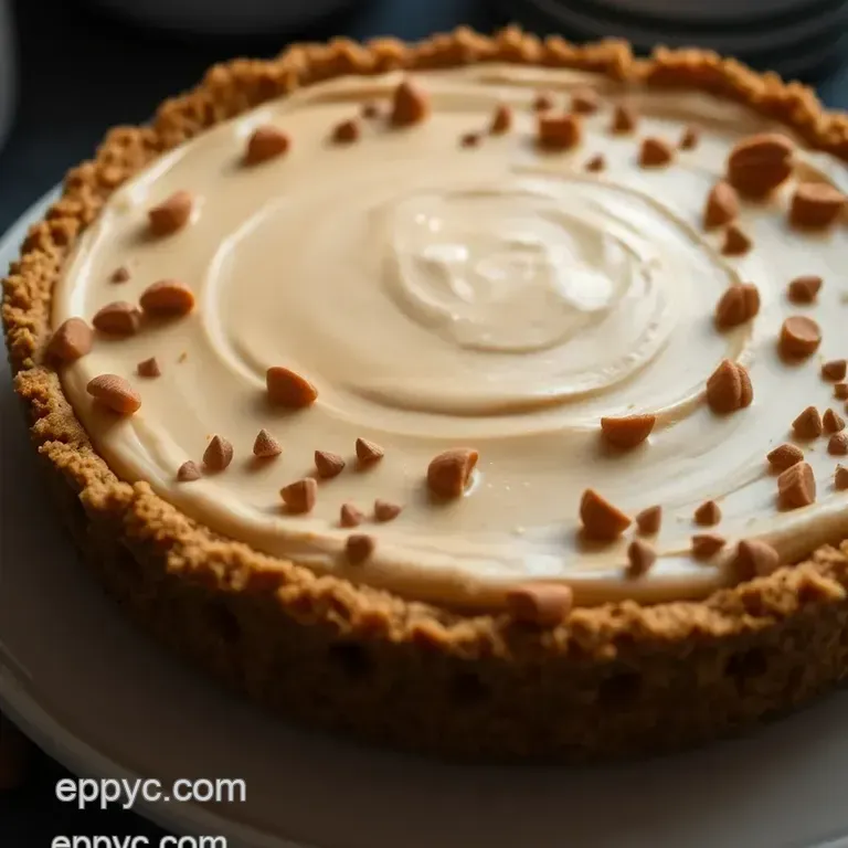 Peanut Butter Pie No Bake presentation