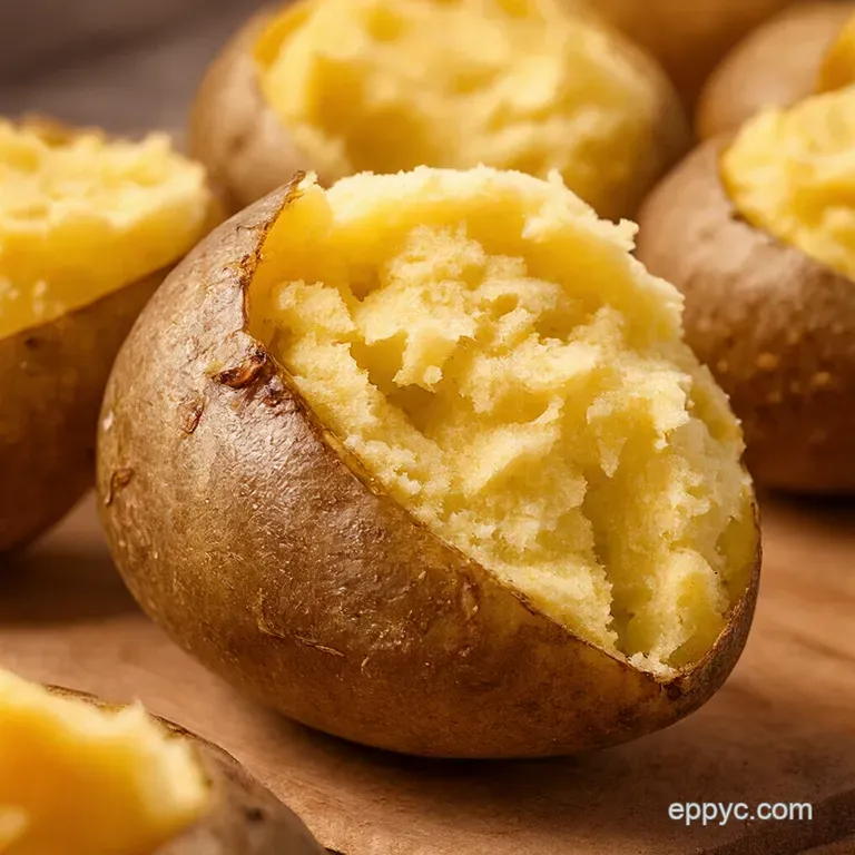 Perfectly Fluffy Baked Potatoes Every Time presentation