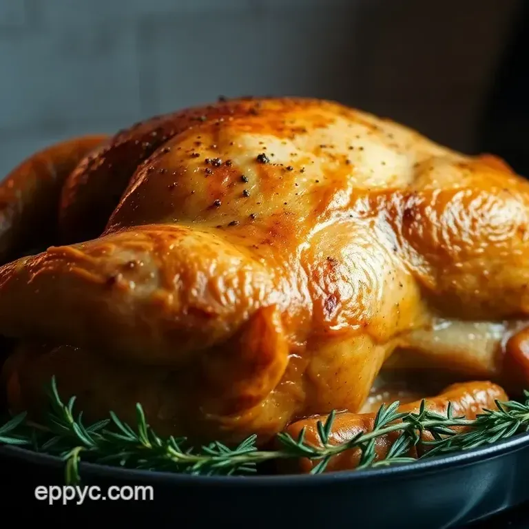 Perfectly Juicy Roast Chicken in a Roaster Oven