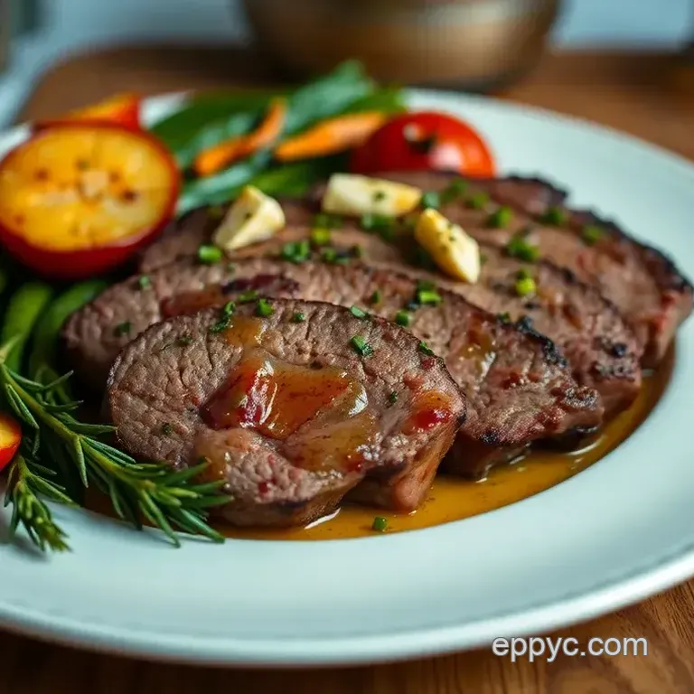 Perfectly Pan-Seared Beef Tenderloin with Herb Butter