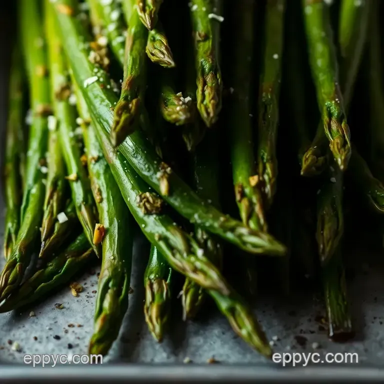 Perfectly Roasted Asparagus: Simple Crispy and Delicious presentation