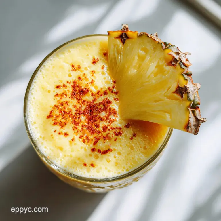 Pineapple Turmeric Smoothie: Zesty and Velvety