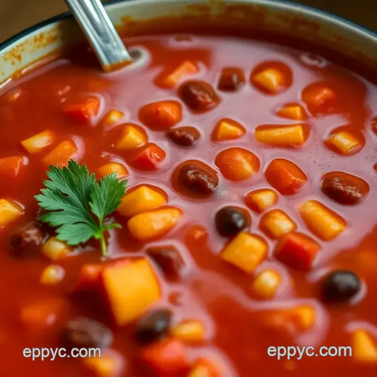 Pioneer Woman&rsquo;s Hearty 7 Can Soup: a Flavorful Pantry Delight presentation