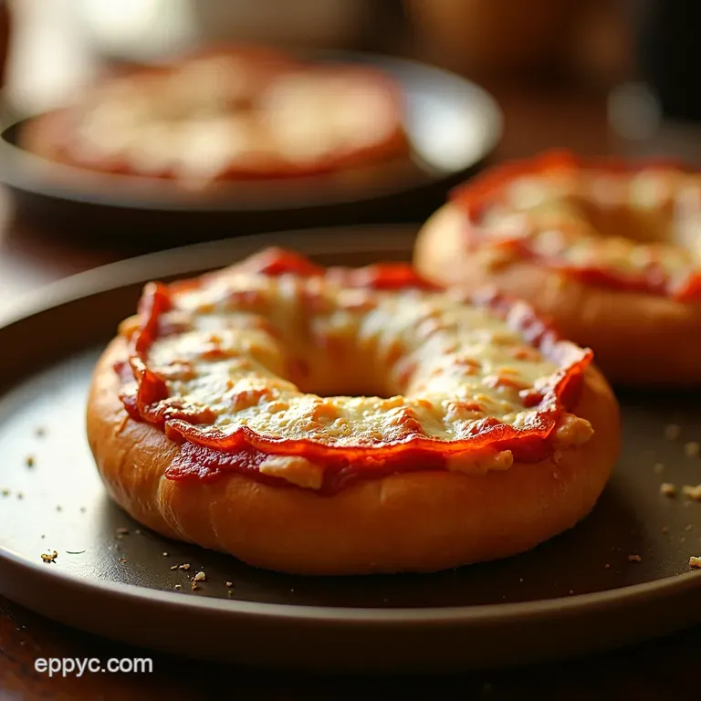 Pizza Bagels from Bored to Brilliant in Minutes presentation