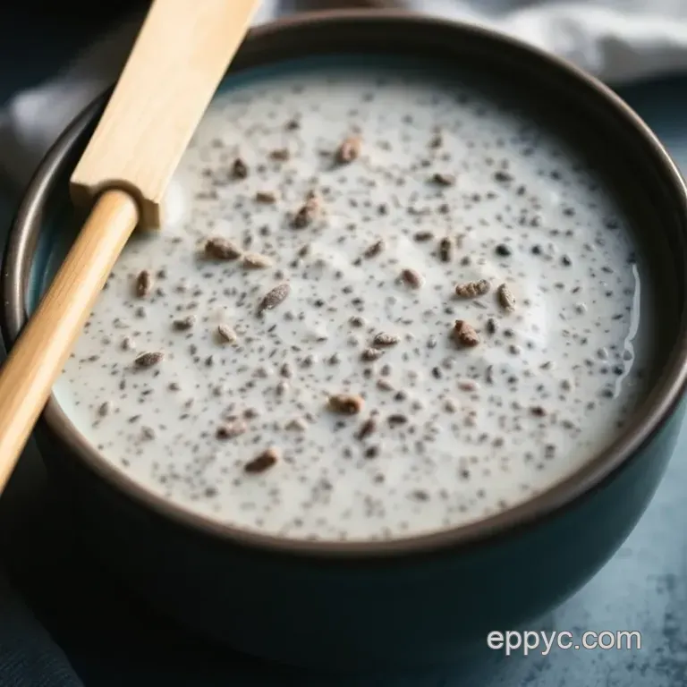 Power-Packed Protein Chia Seed Pudding presentation