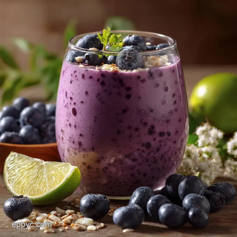 Blueberry Yogurt Smoothie: Our Creamy 3-Minute Protein Breakfast presentation