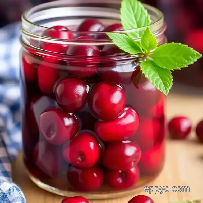 Quick Canning Cherries & Cranberries - A Delicious Journey presentation
