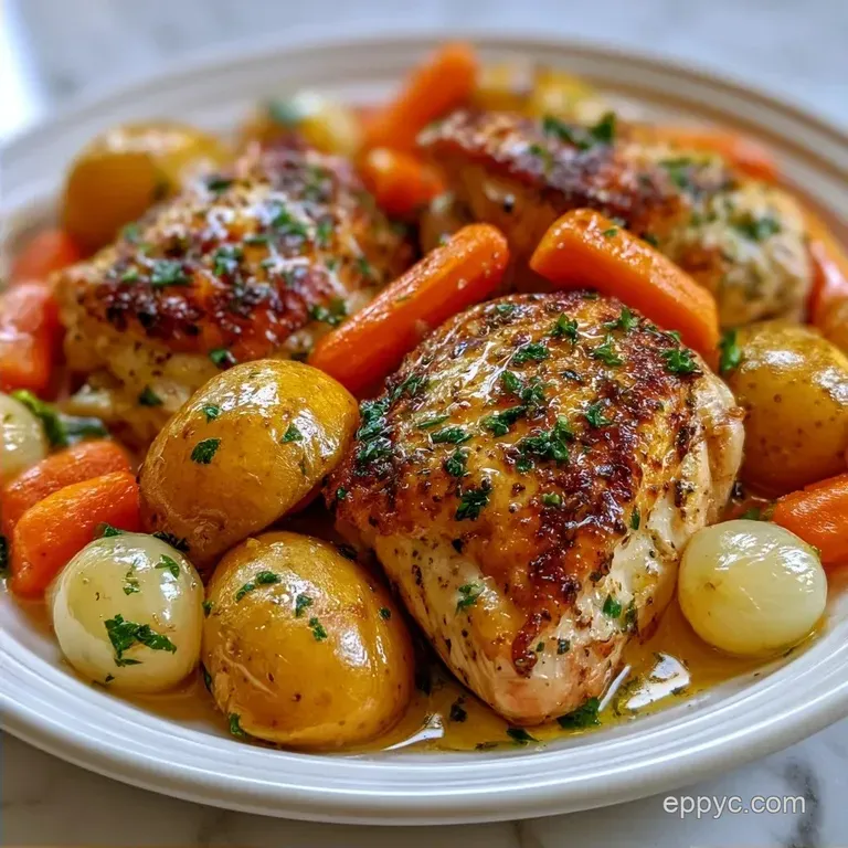 Quick Prep Crockpot Dinner: Lemon Garlic Chicken