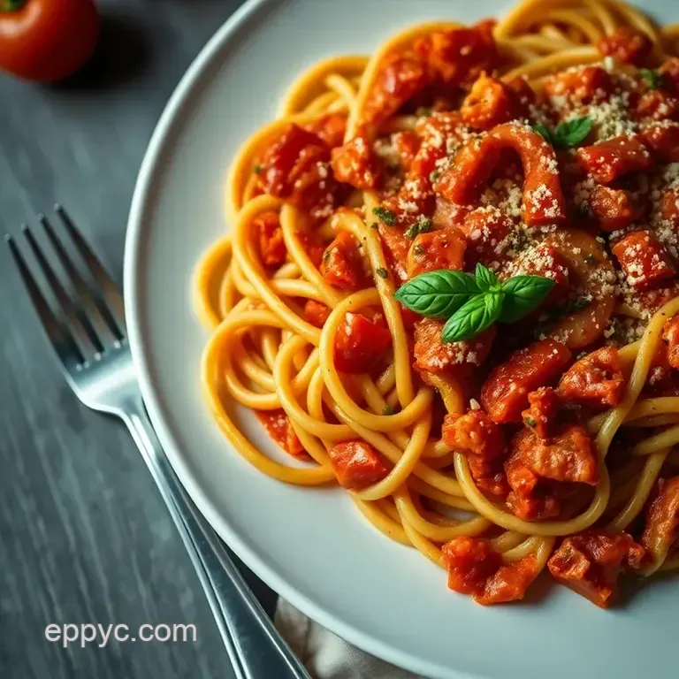 Red Butterfly Tie: a Whimsical Pasta Delight presentation