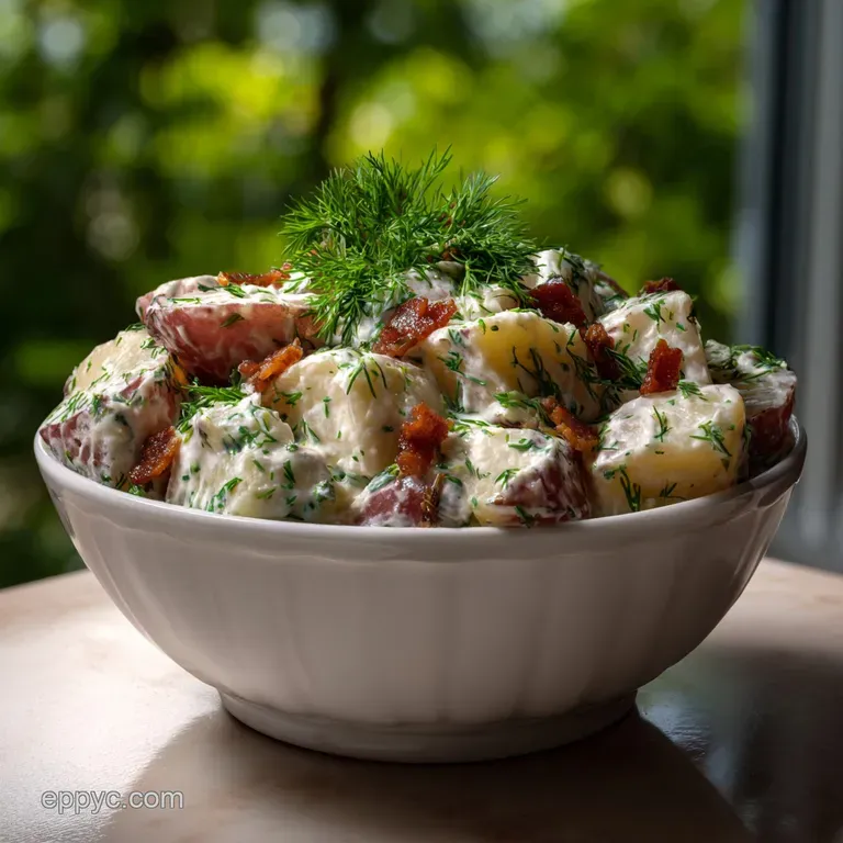 Red Potato Salad: Velvety & Smoky