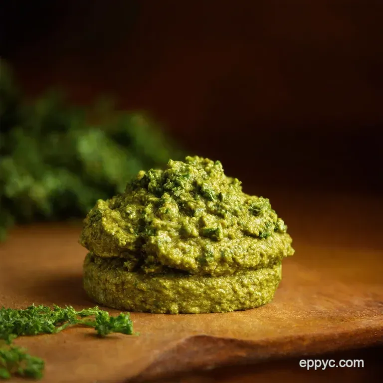 Ridiculously Easy Vibrant Pesto presentation