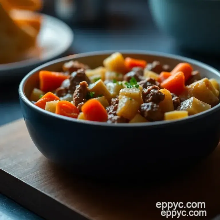 Roast Revival: Savory Leftover Roast Pot Pie presentation