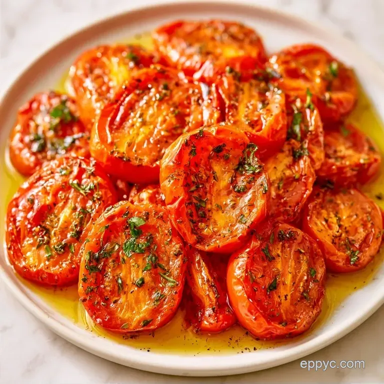 Slow Roasted Roma Tomatoes in Oil