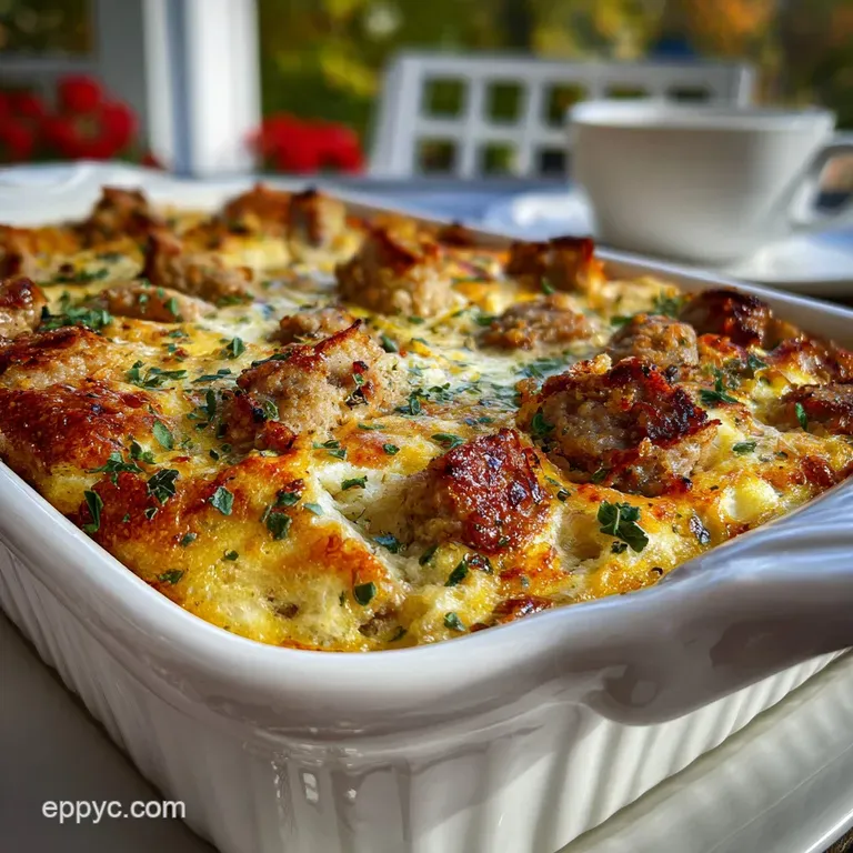 Sausage and Egg Casserole with Hash Browns