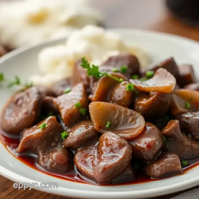 How to Make Amazing Sautéed Beef Kidney with Rich Wine Sauce
