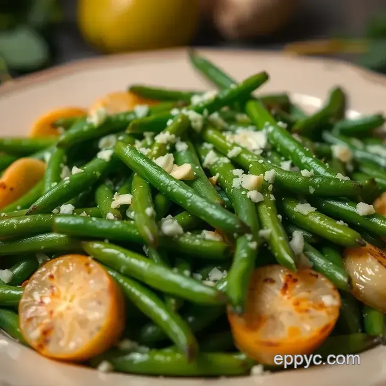 Sautéed Green Beans with Garlic and Lemon