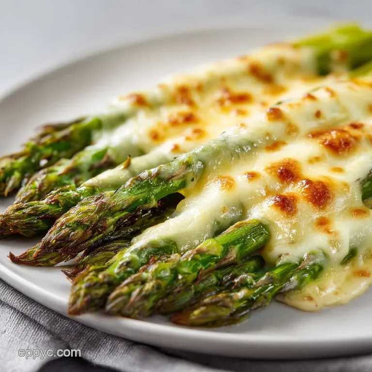 Savory Asparagus and Cheese Bake: Golden and Crisp