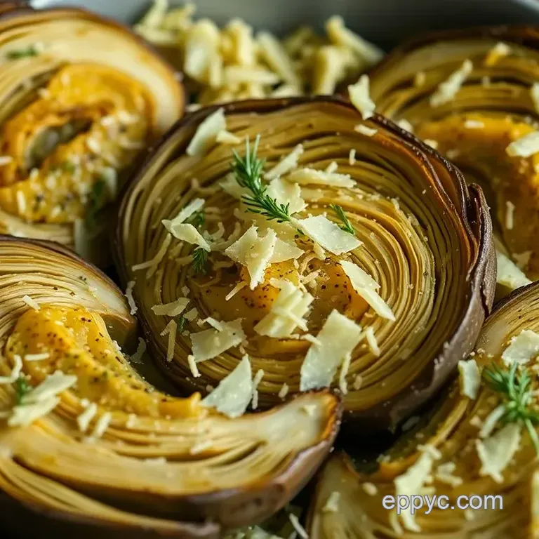 Savory Baked Artichoke with Herbed Parmesan Crust