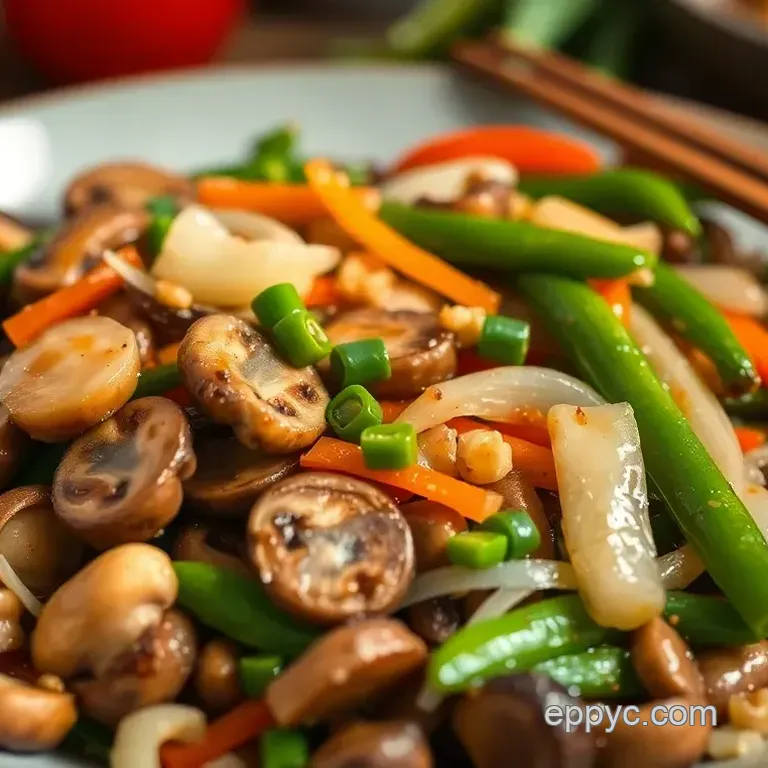 Savory Soy-Infused Mushroom Stir-Fry