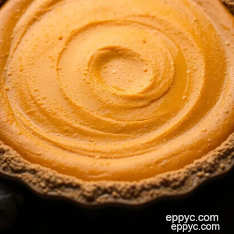 Silky Vegan Pumpkin Pie with Spicy Nut Crust presentation