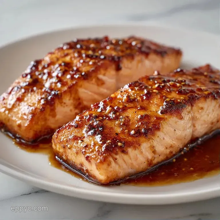 Seared salmon fillet paired with vibrant green asparagus and a bright lemon wedge on a sleek dark slate platter.