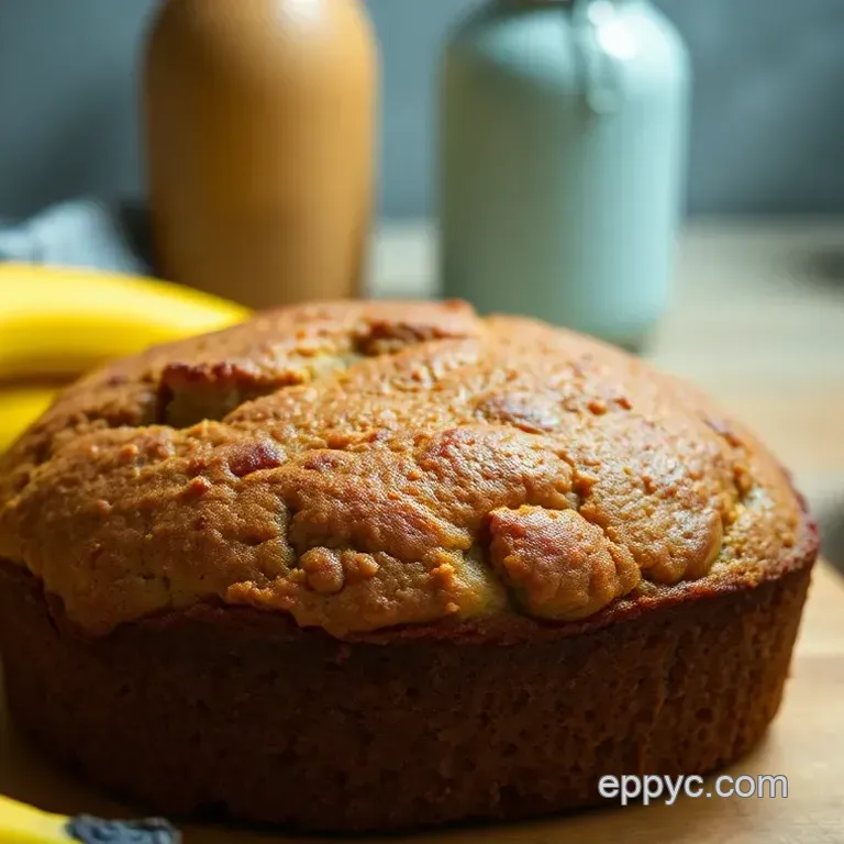 Simply Delicious Banana Bread with 2 Bananas