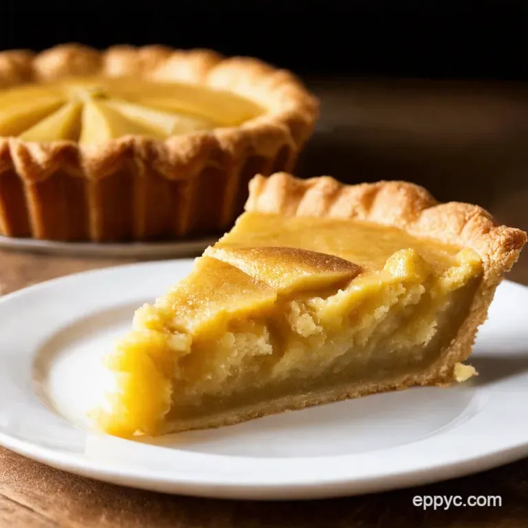 Simply Stunning Apple Tart presentation