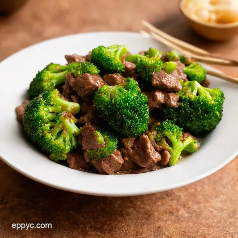 Slow Cooker Beef and Broccoli Takeout Fakeout presentation