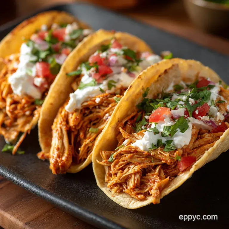 Slow Cooker Pulled Chicken Tacos: Set-It-and-Forget-It Chipotle Flavor