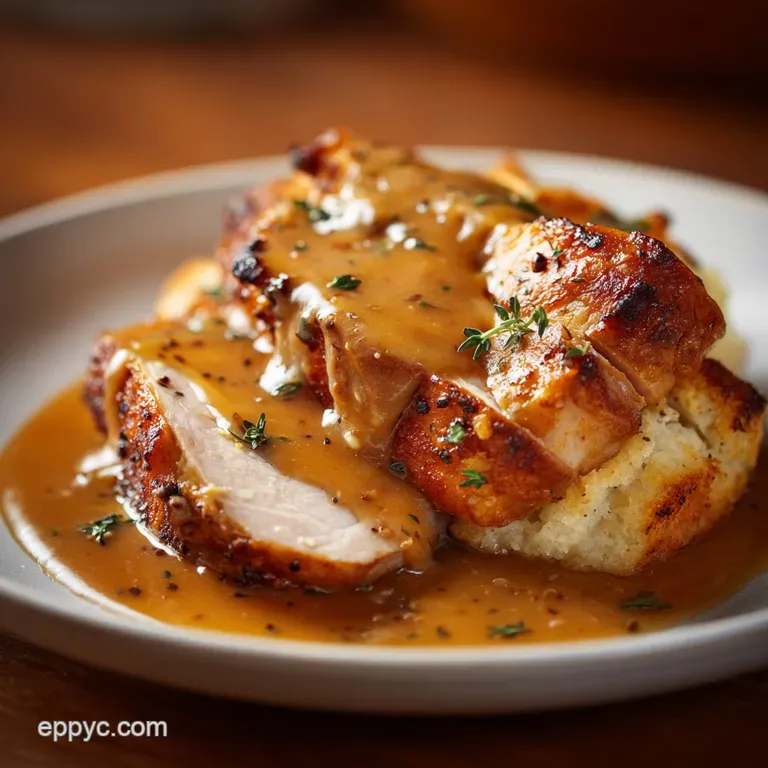 Turkey Neck Gravy: the Proper Job Slow-Simmered Gravy (Sunday Roast Essential) presentation