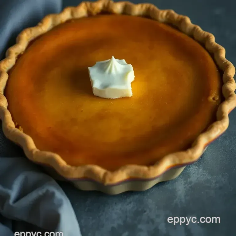 Southern Comfort: Classic Chess Pie presentation