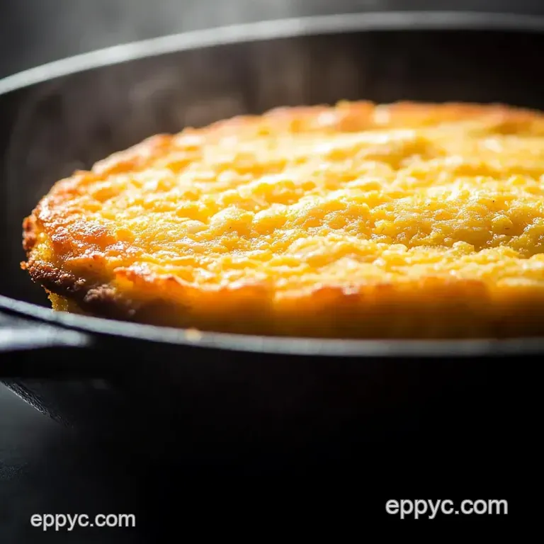 Southern-Style Skillet Cornbread presentation