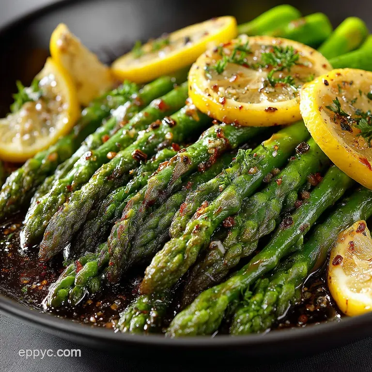 Bright Speedy LemonGarlic Stovetop Asparagus The TenderCrisp Method presentation