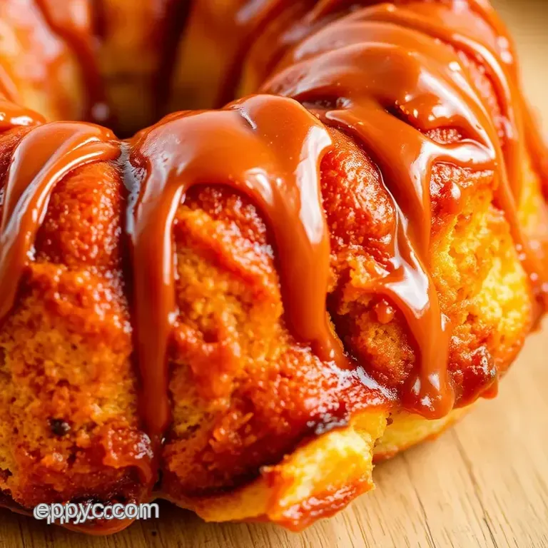 Sticky & Sweet Pull-Apart Monkey Bread presentation