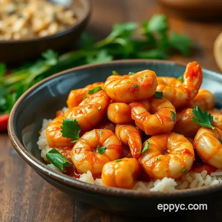 Sizzling Spicy Garlic Shrimp Stir-Fry
