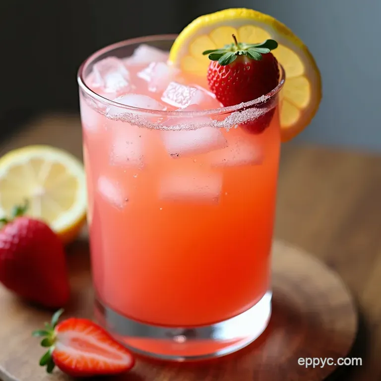 Strawberry Lemonade Bliss Perfectly Pink Refreshingly Tart