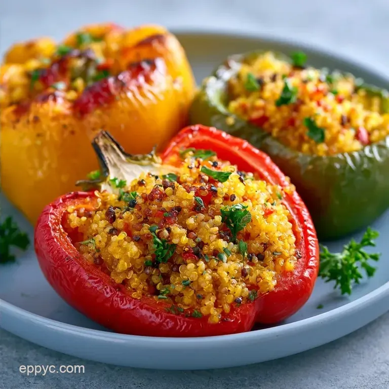 Stuffed Pepper Quinoa Bowl in 45 Minutes