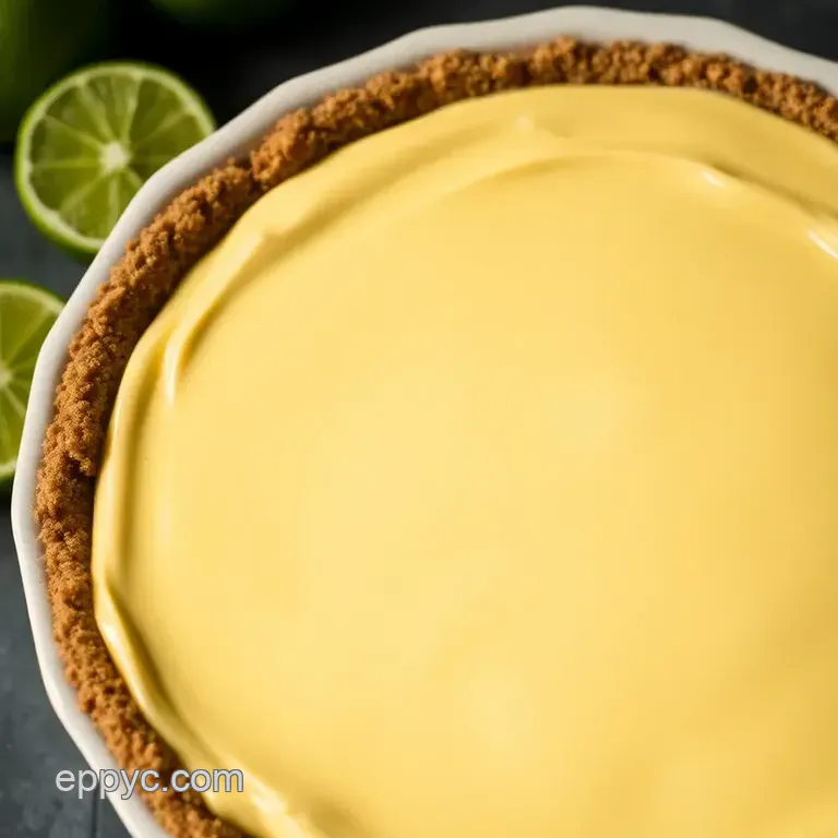 Sunshine Lime Pie presentation