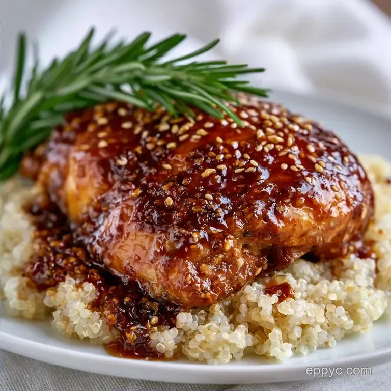 Healthy Teriyaki Chicken Quinoa Bowl