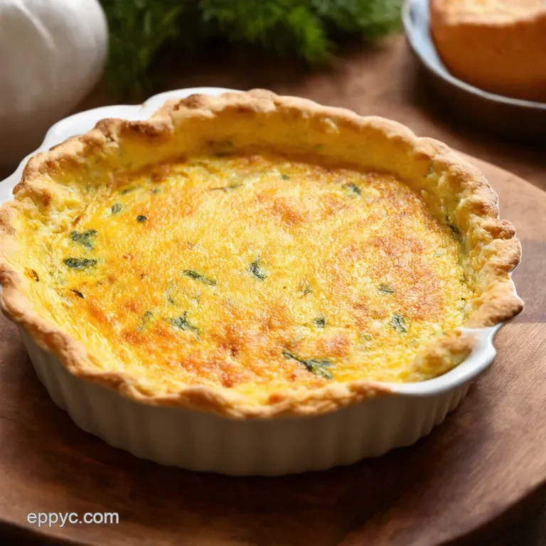 The Effortlessly Elegant Crustless Quiche Lorraineish presentation
