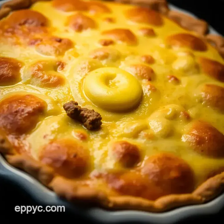 The Ultimate Cheeseburger Pie: Homestyle Comfort Food presentation