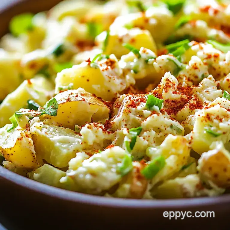 The Ultimate Creamy & Tangy Potato Salad (A Proper Good One!) presentation